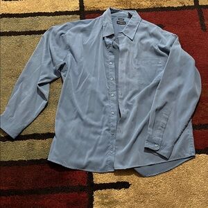 George brand Slate Blue Long Sleeve Shirt
